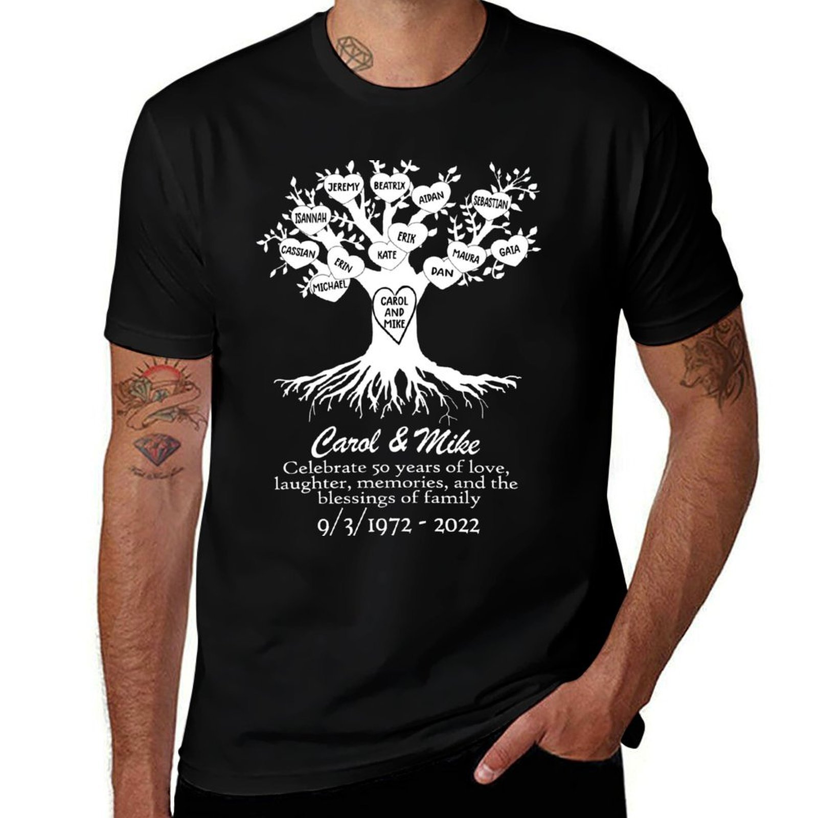 Family Tree Print - Family Tree of Life T-shirt Outdoor