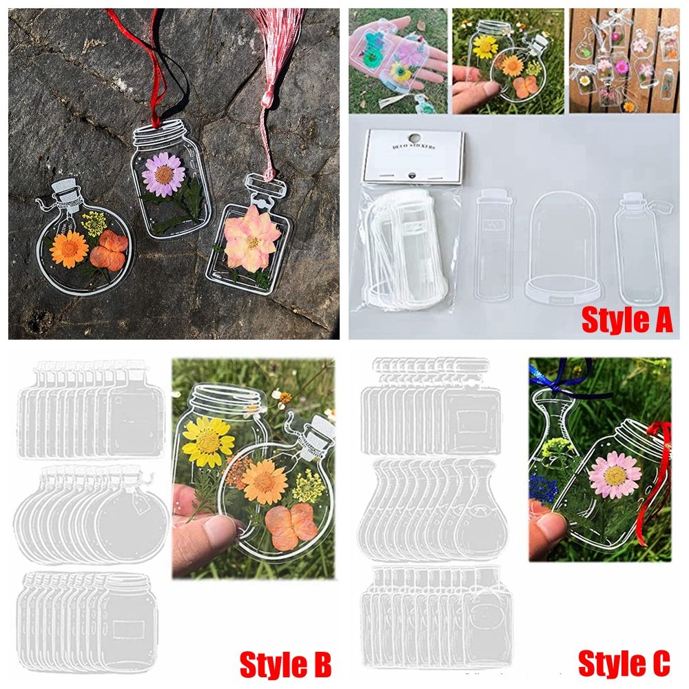 30 Stuks Diy Transparante Gedr - Dried Flower Bookmark recensie en prijs