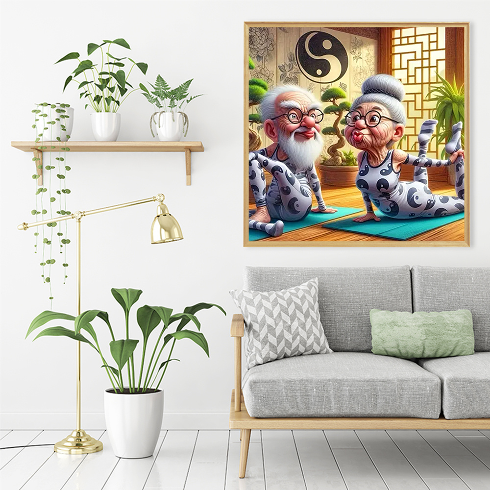 Momoart Oude Mensen Diamant Mo - Photo Mosaic Print recensie en prijs