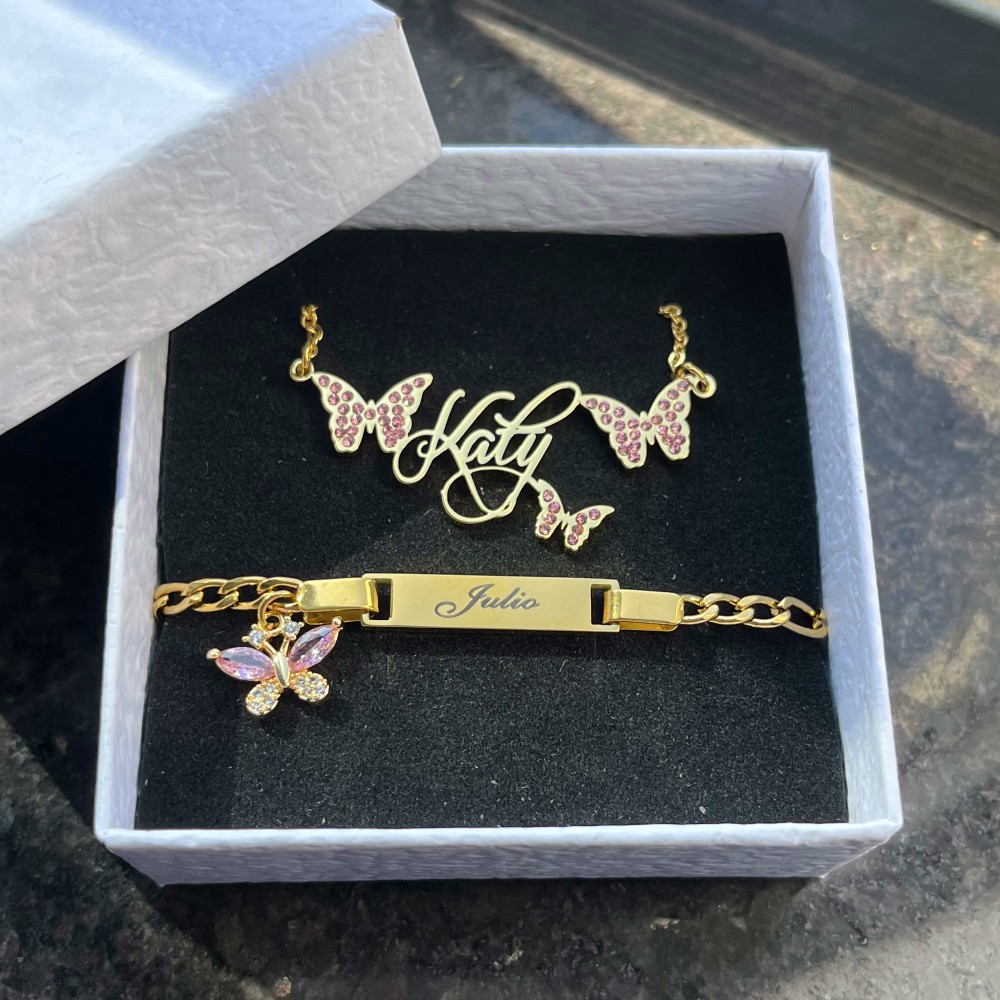 Duoying Custom Roze Vlinder Se - Name Necklace Custom recensie en prijs