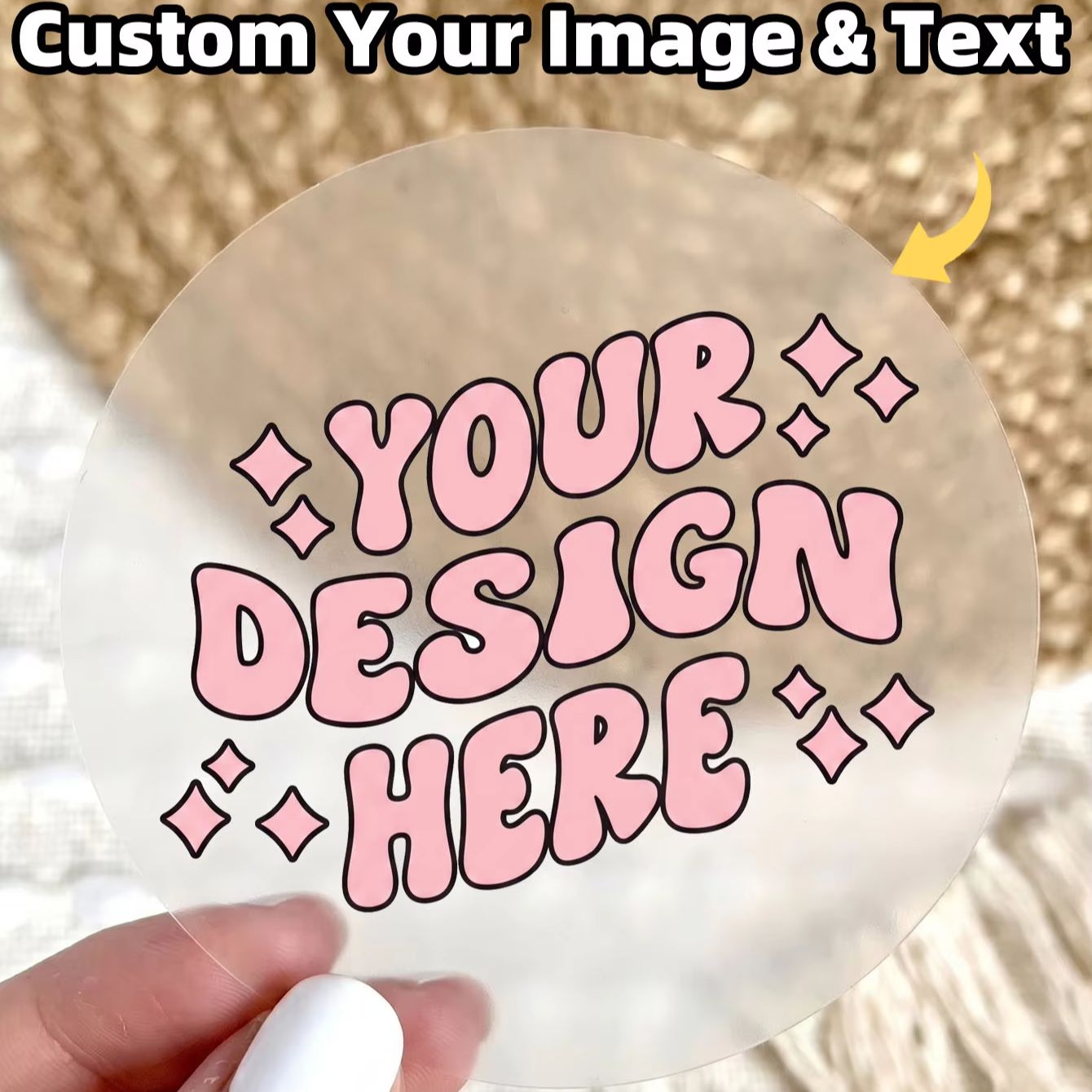 1-130 stuks doorzichtige PVC a - Personalised Candle Label recensie en prijs