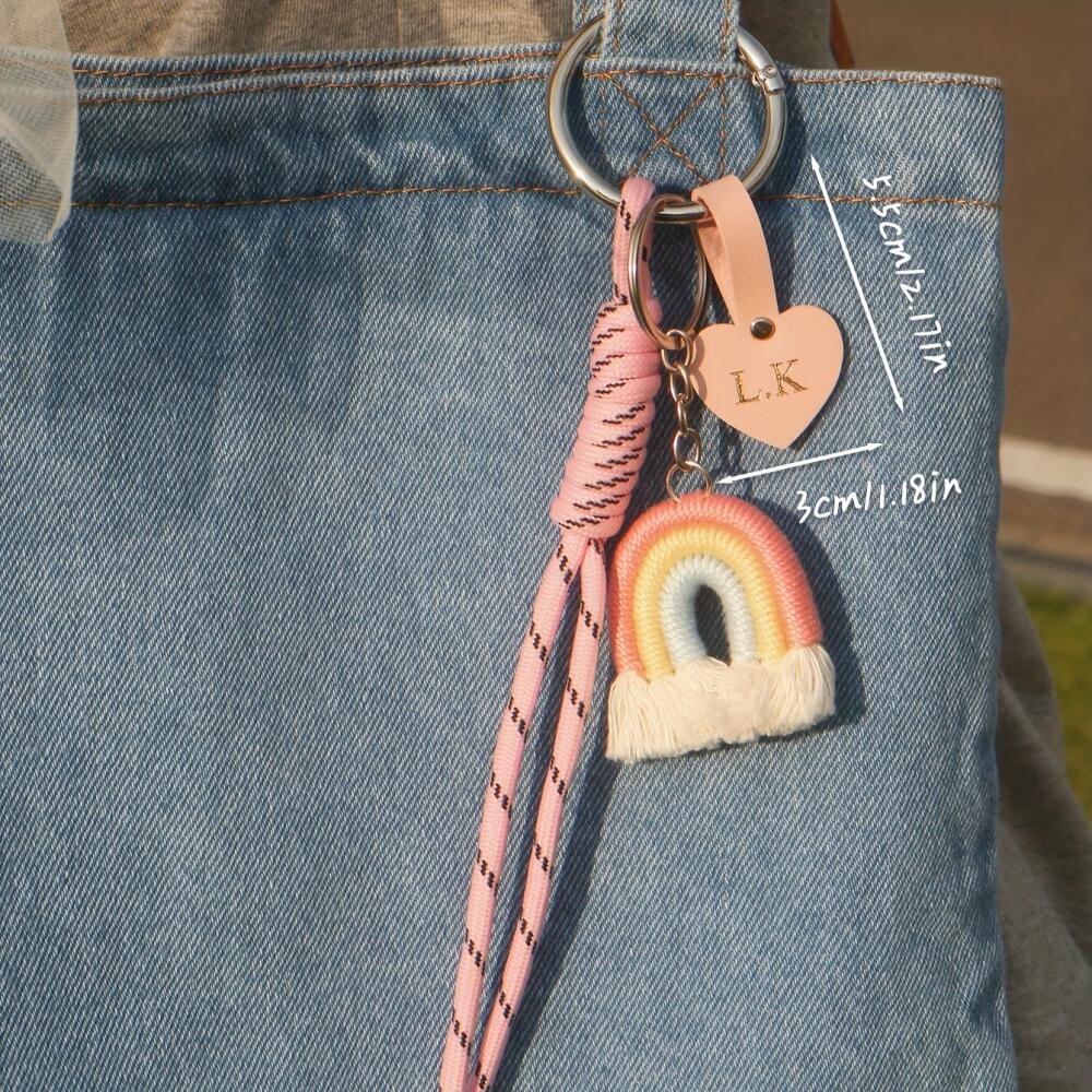 Op maat gemaakte lederen hartv - Monogram Keychain Leather recensie en prijs