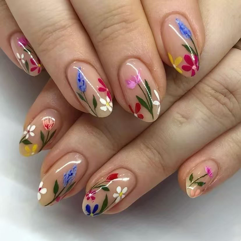 24 stuks eenvoudige amandelnag - Pressed Flower Art recensie en prijs