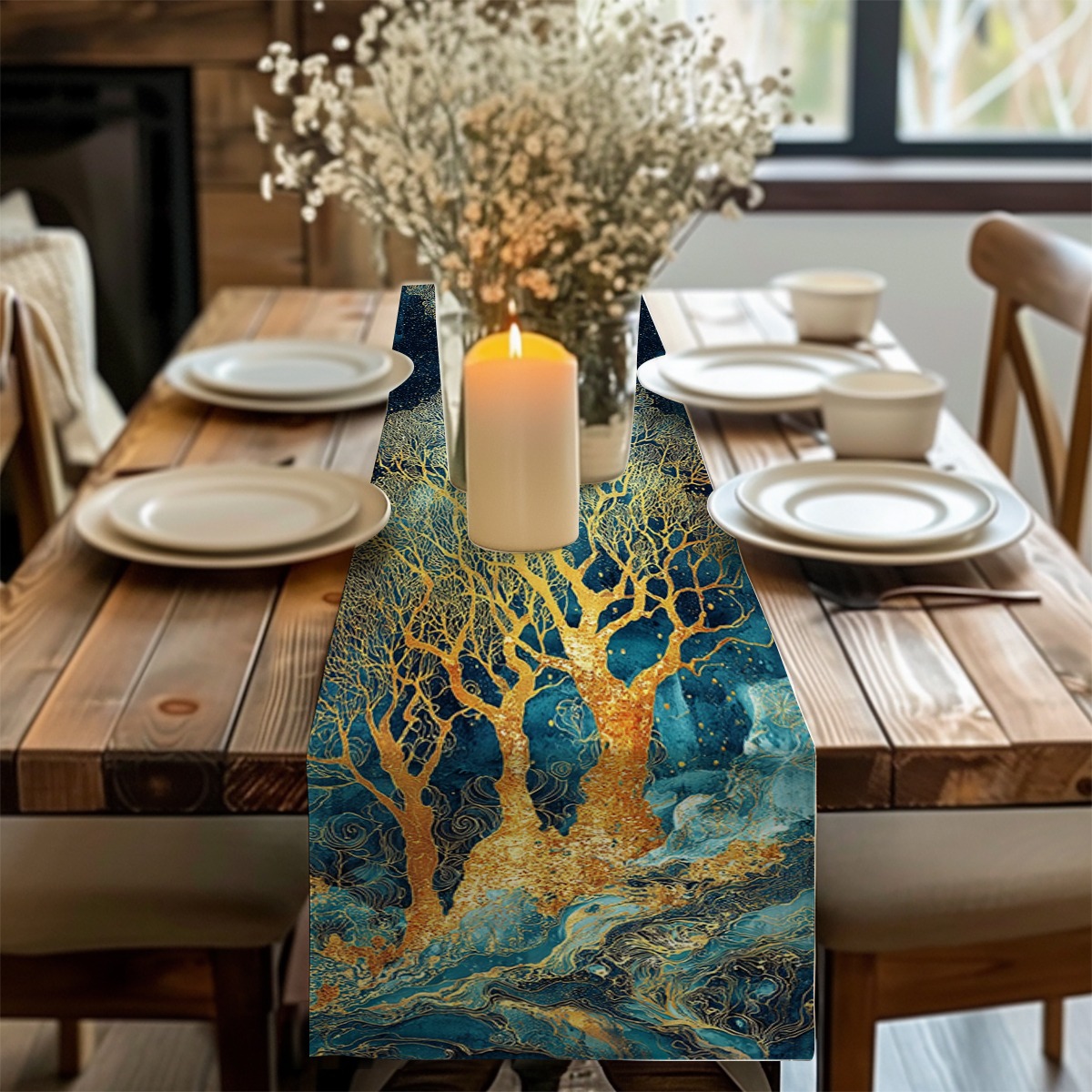decoratie tafelloper Gouden Bo - Family Tree Print recensie en prijs