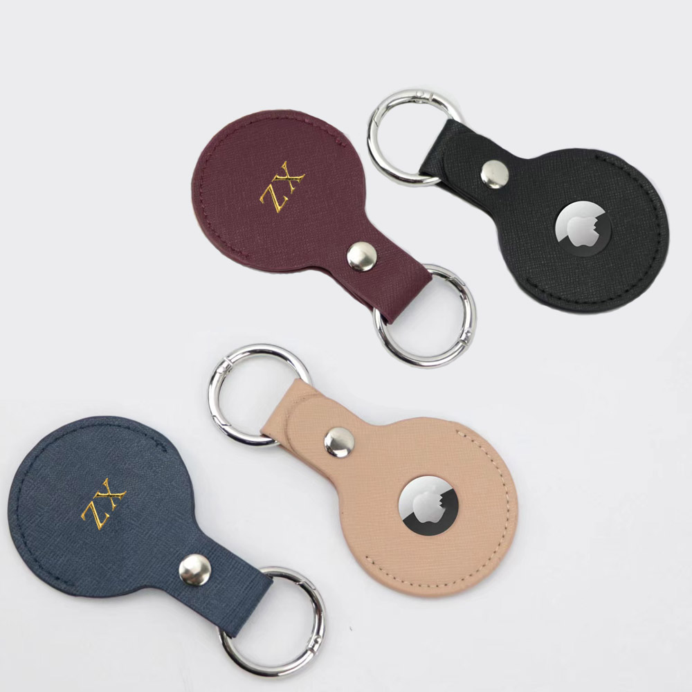 Aangepaste gouden beginletters - Monogram Keychain Leather recensie en prijs
