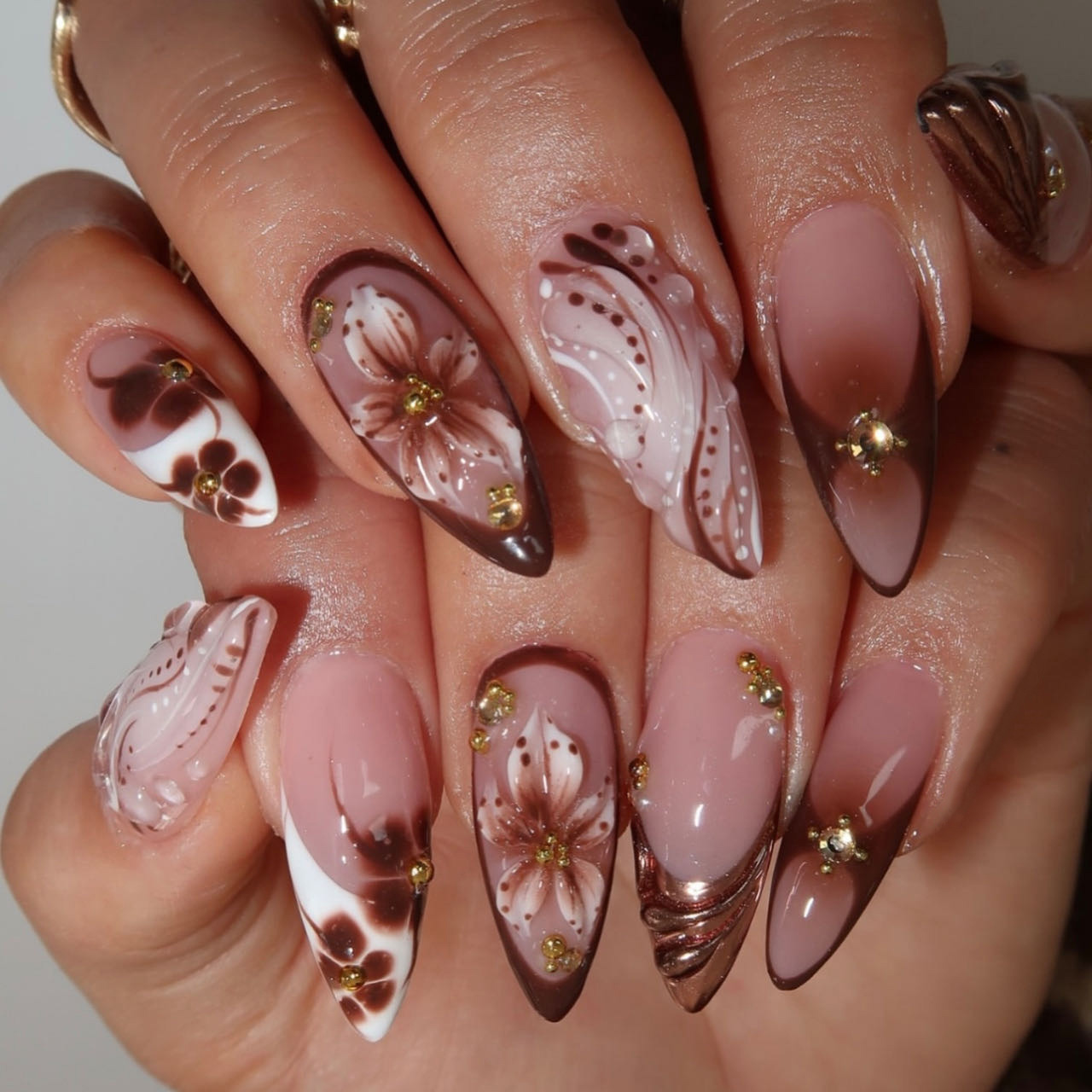 Medium nepnagels voor vrouwen, - Pressed Flower Art recensie en prijs