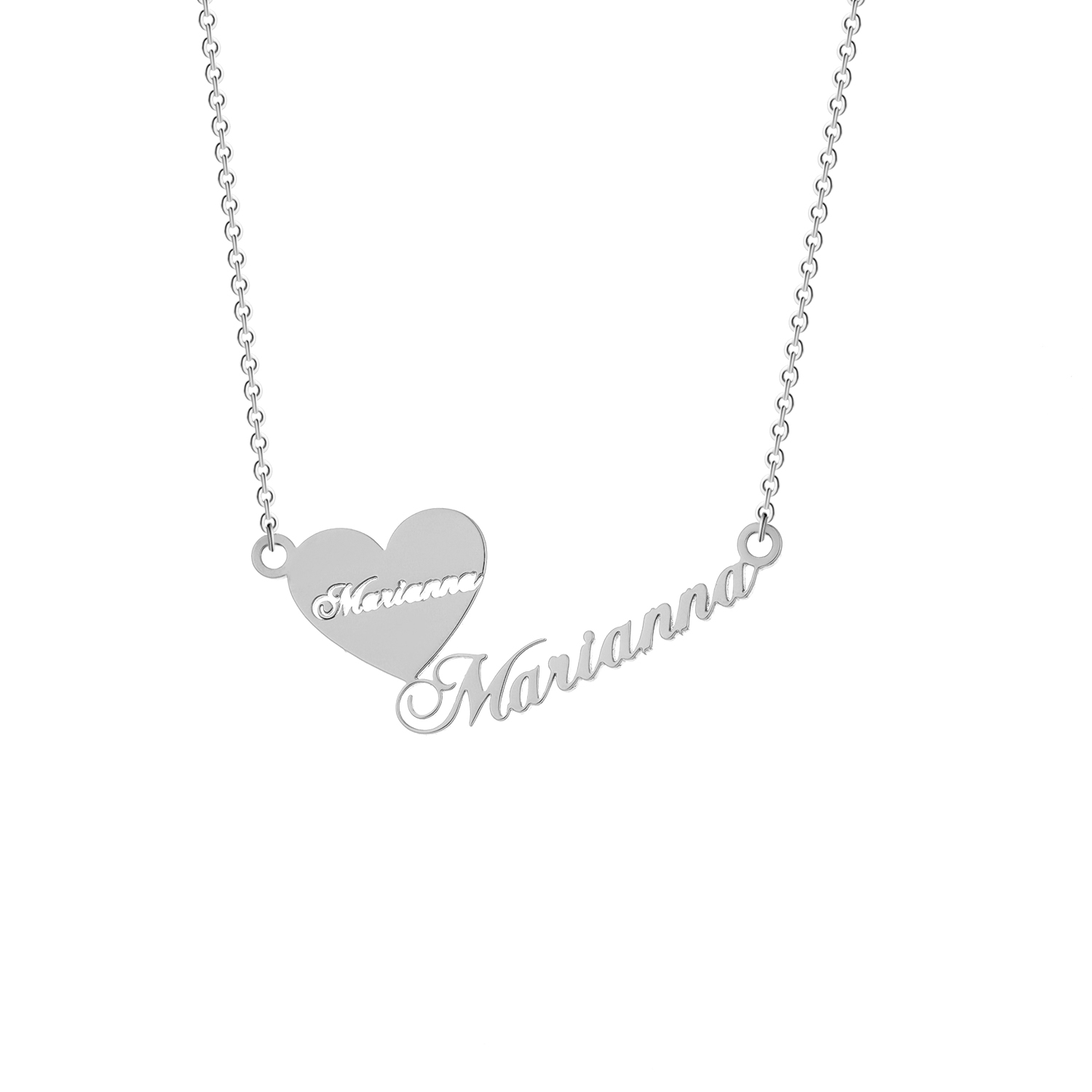 Aangepaste roestvrijstalen naa - Name Necklace Custom recensie en prijs